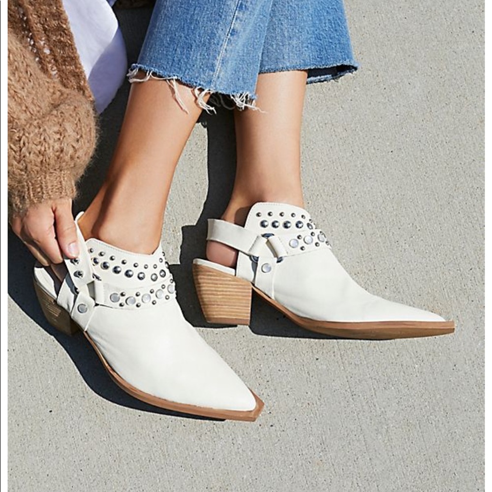 Vintage Circle S Cowboy mules slingback 7.5